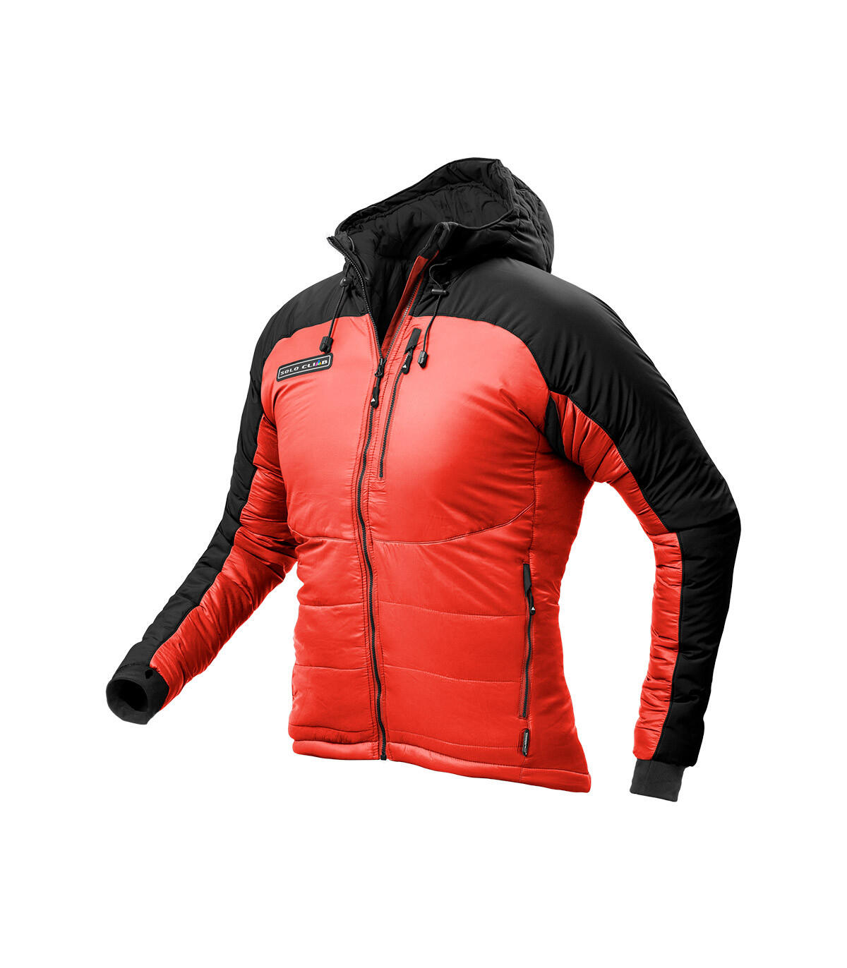 Casaco Hybrid 3 Alpinismo E Escalada Mulher Térmica E Impermeável Vermelho-Preto 6/6