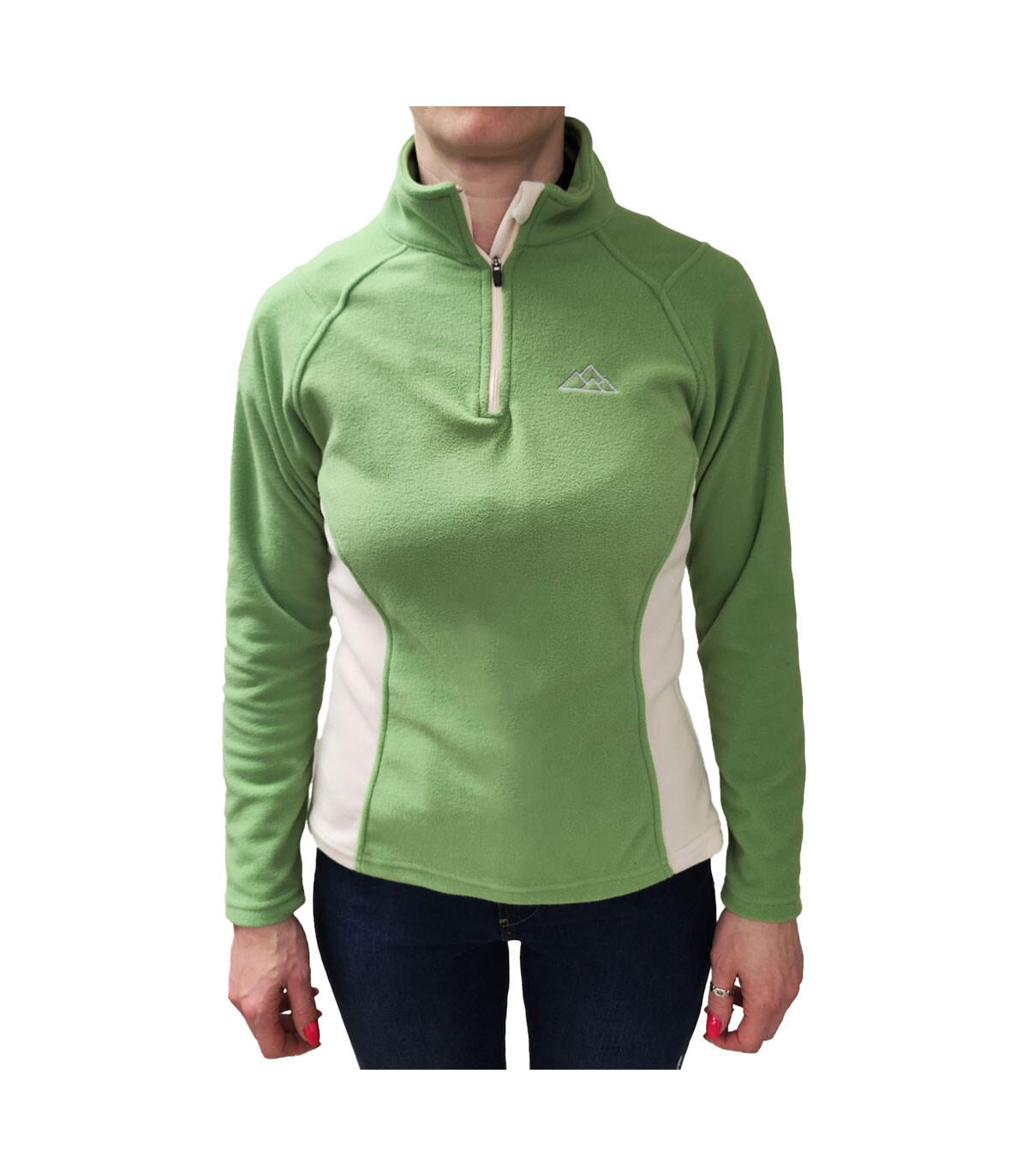 Forro Polar Elástico de Montaña y Trekking Dune Mujer Gris 6/6