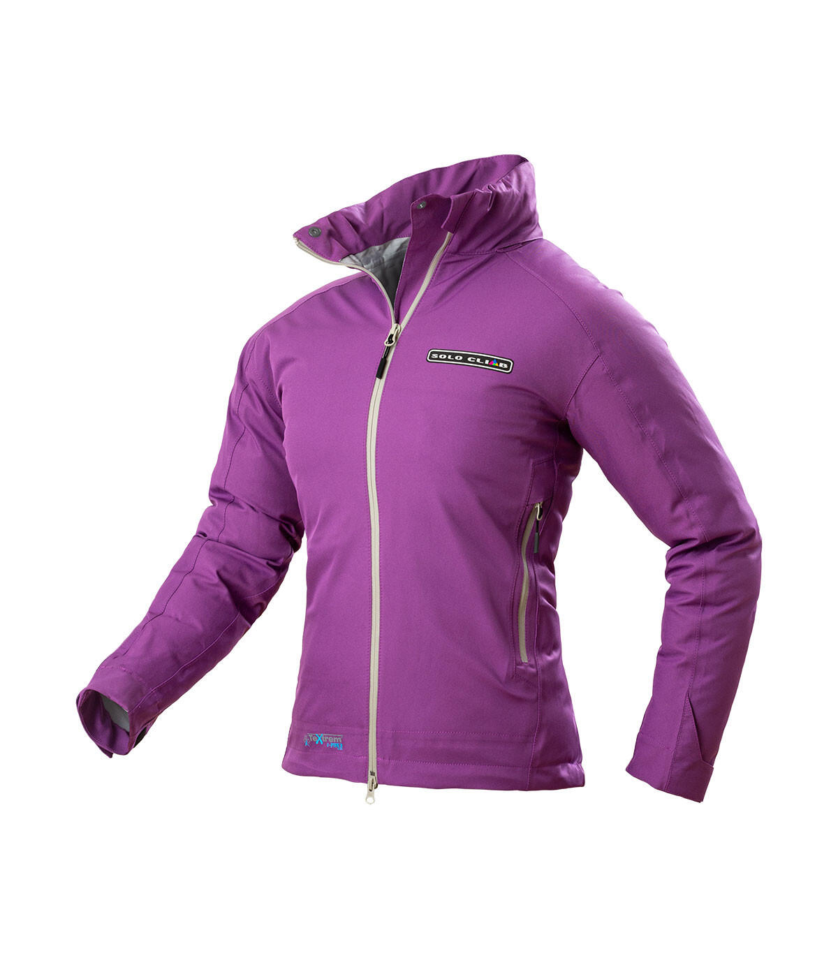 Chaqueta de Montaña Impermeable y Cortavientos Stratos Mujer Morado 2/6
