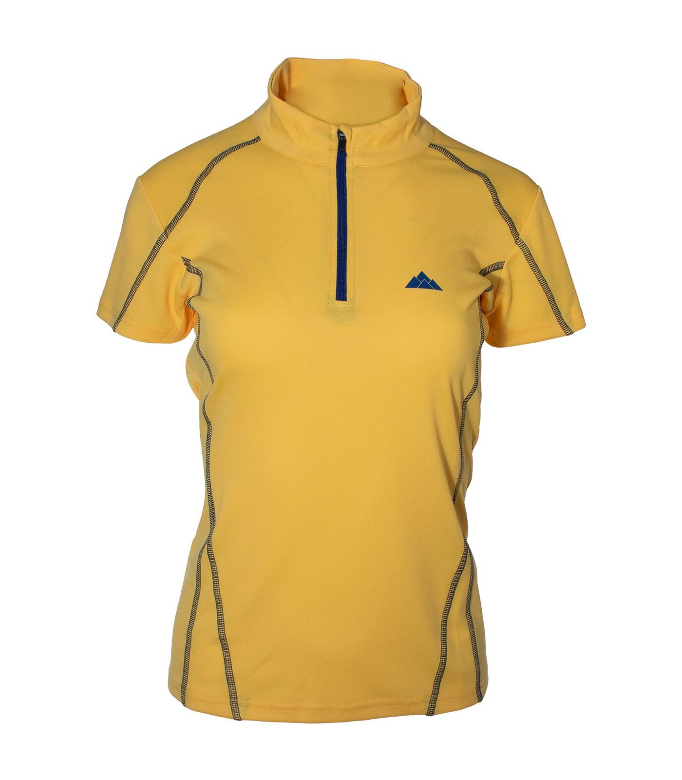 Camiseta de Montaña y Trekking Transpirable Dry Machine Mujer Rojo 4/6