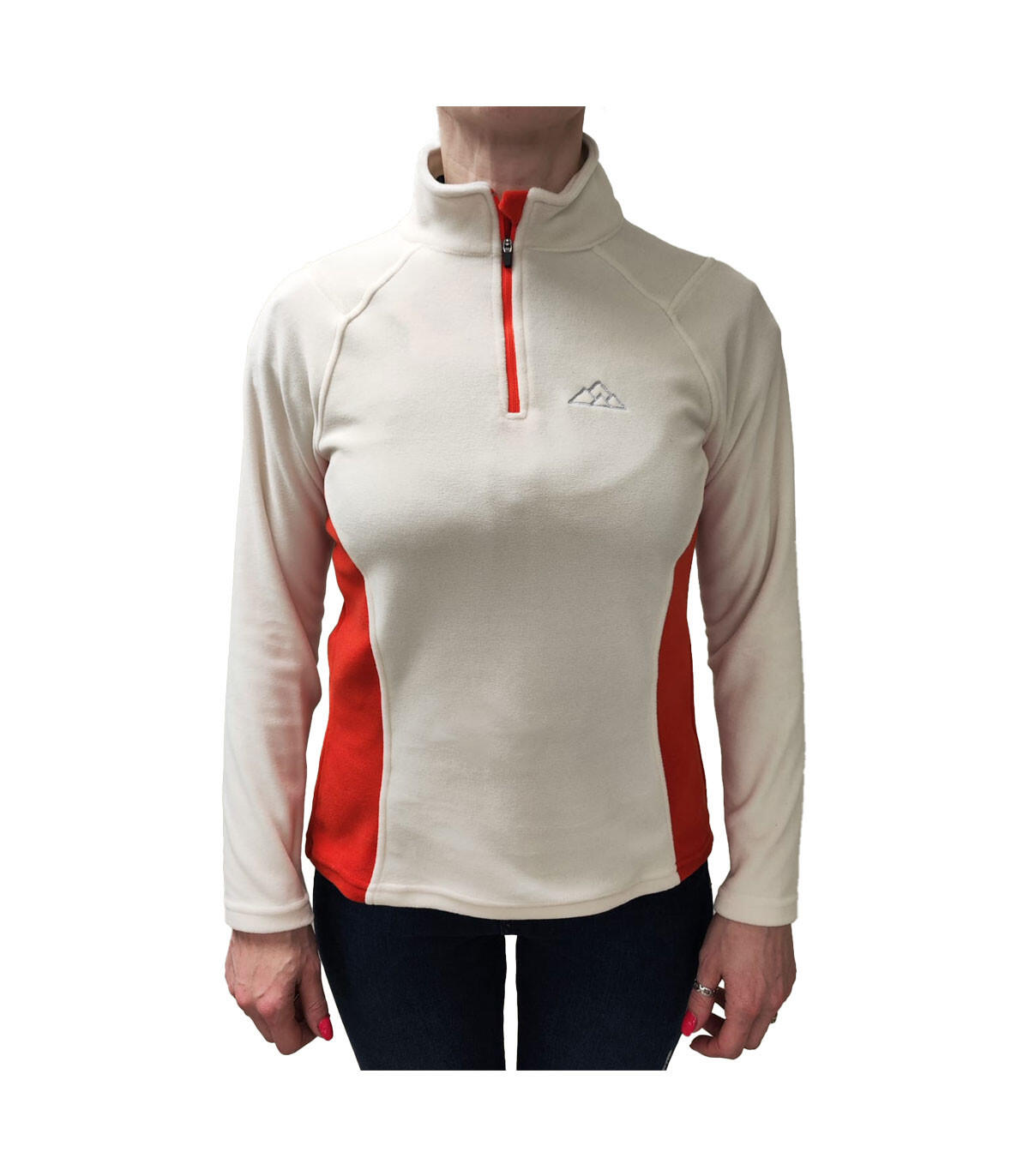 Forro Polar Elástico de Montaña y Trekking Dune Mujer Gris 3/6
