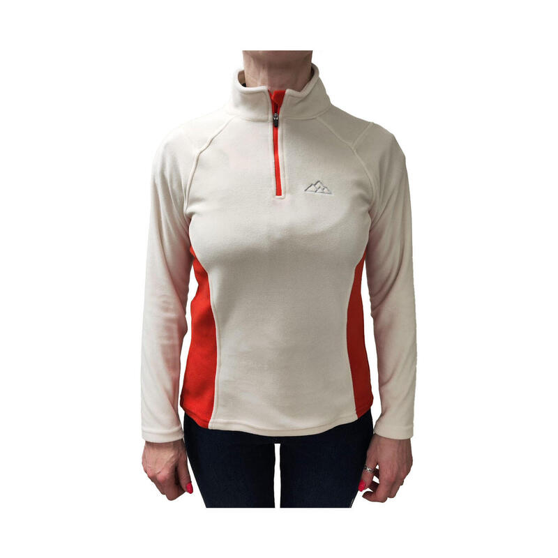 Forro Polar Térmico y Elástico de Trekking y Escalada Dune Mujer Gris