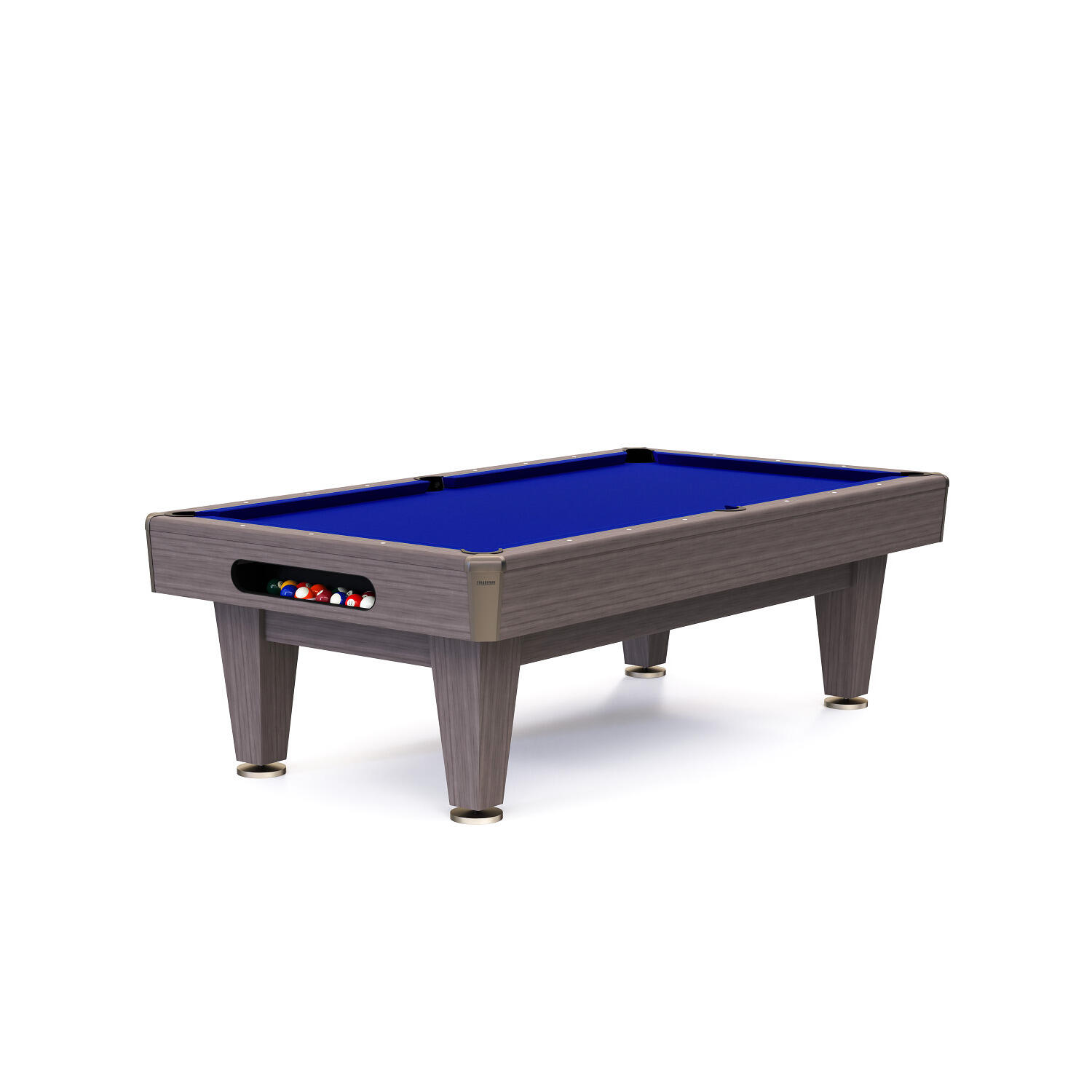 STRADIVARI Tavolo da biliardo Nero EuroSpeed Blu 8 piedi (Campo 224x112 cm) Billard