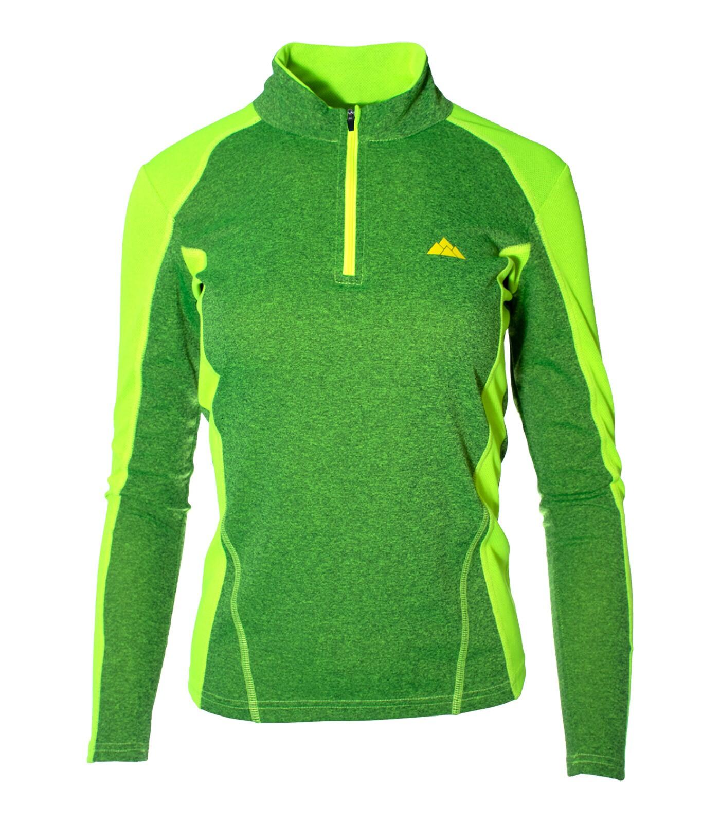 Camiseta Técnica Escalada y Trekking Transpirable Calanques Mujer Naranja 5/6