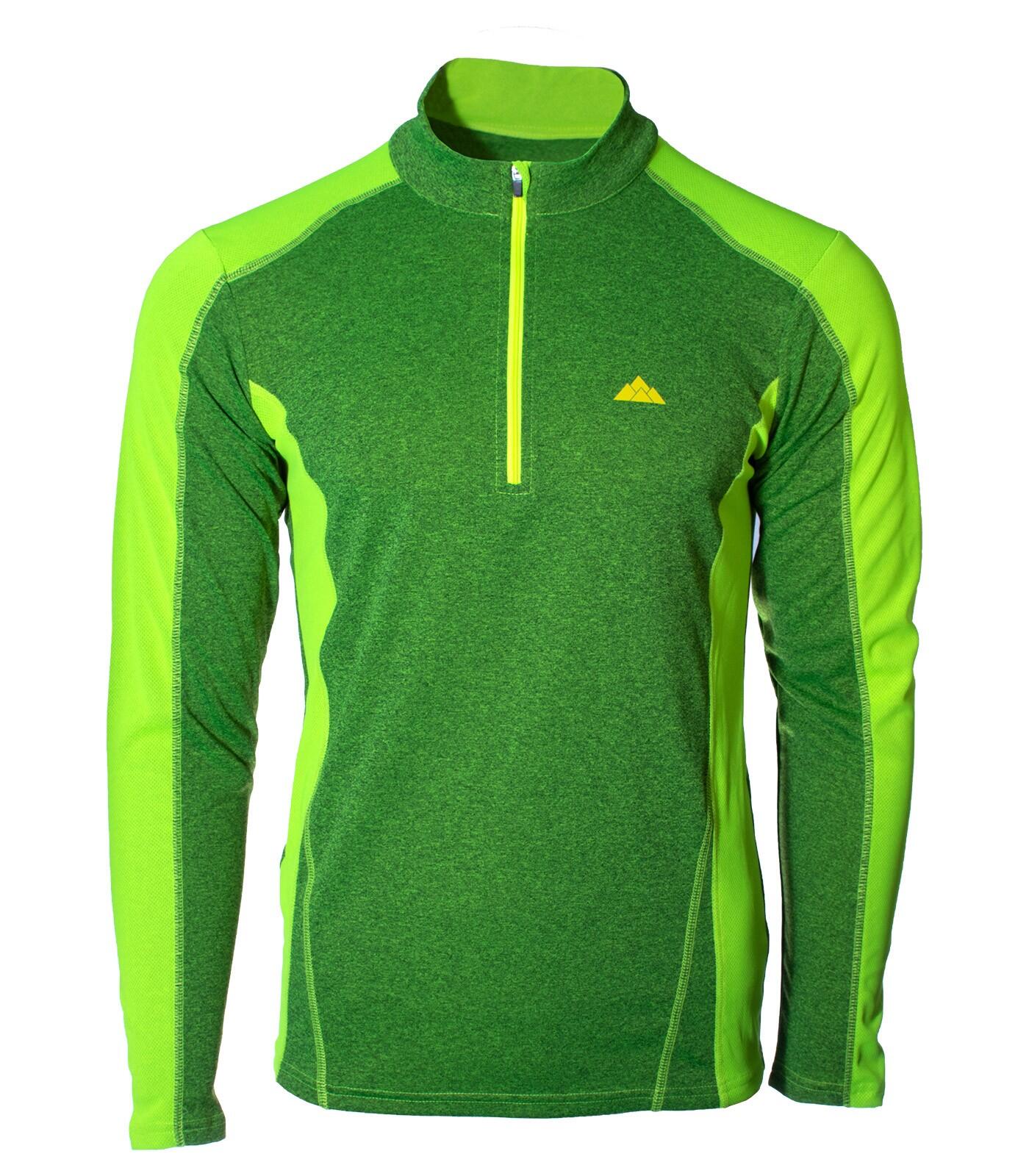 Camiseta Técnica Escalada y Trekking Transpirable Calanques Hombre Amarillo 3/5