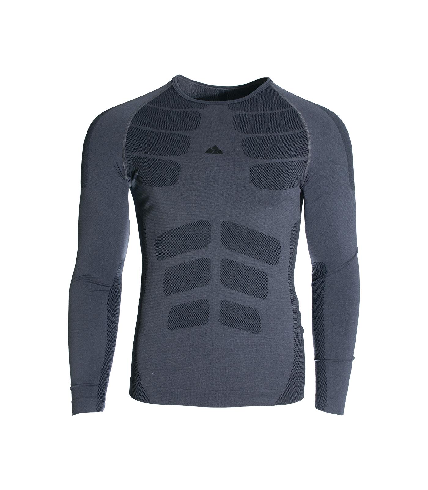 SOLO CLIMB Camisola Interior Unissex Flextherm Térmica Leve E Elástica Preto