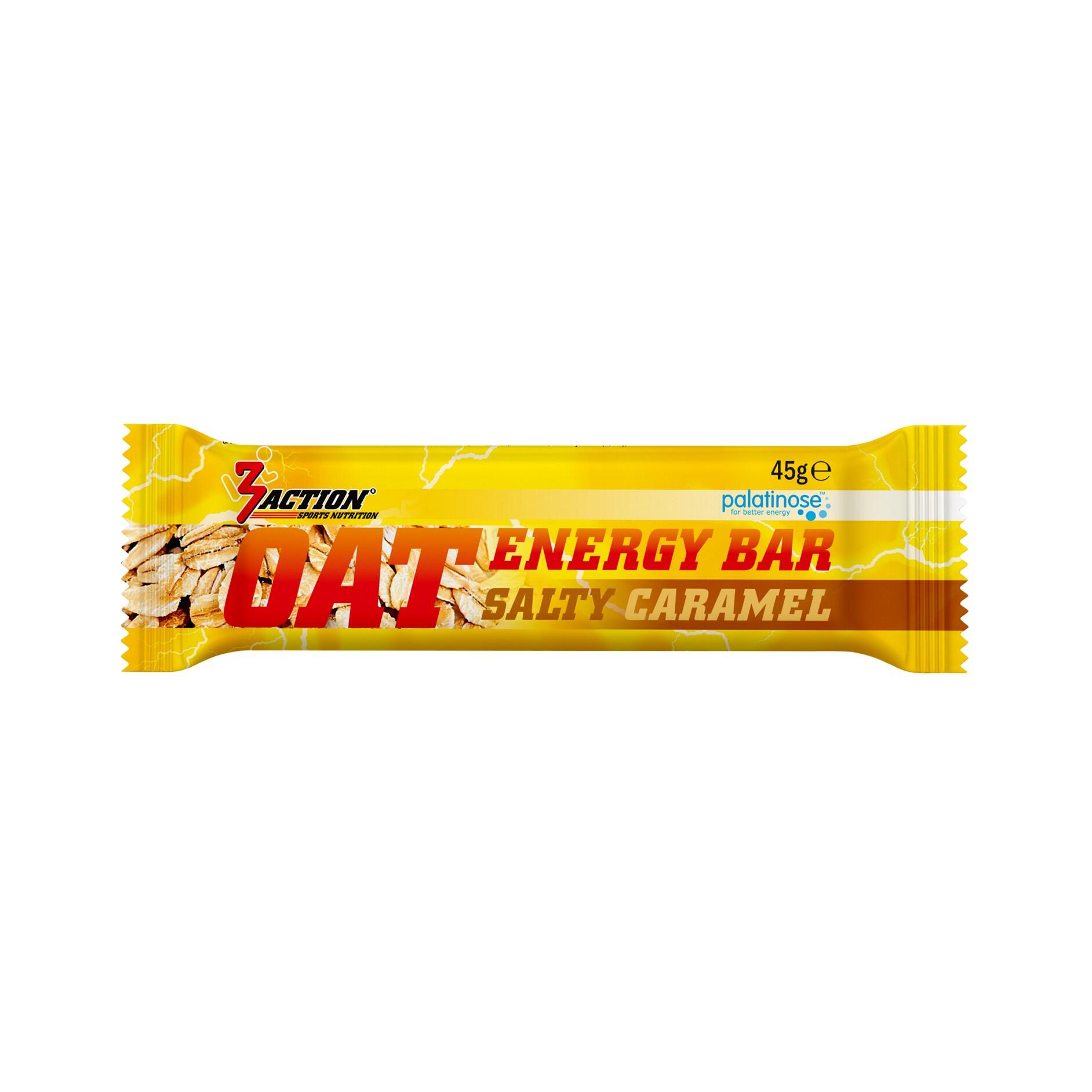 3ACTION OAT ENERGY BAR SALTY CARAMEL 45G - DOOS 20 REPEN