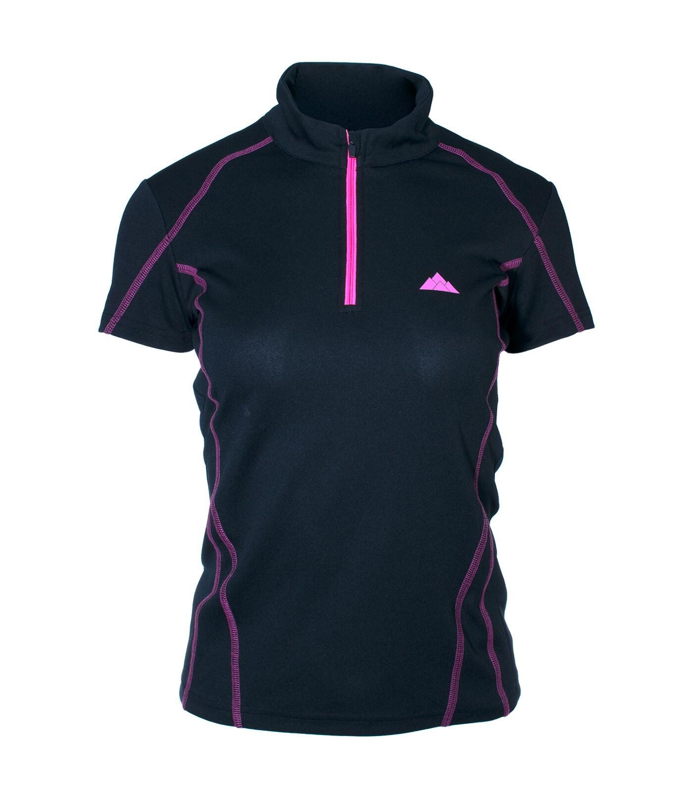 Camiseta de Montaña y Trekking Transpirable Dry Machine Mujer Rojo 6/6