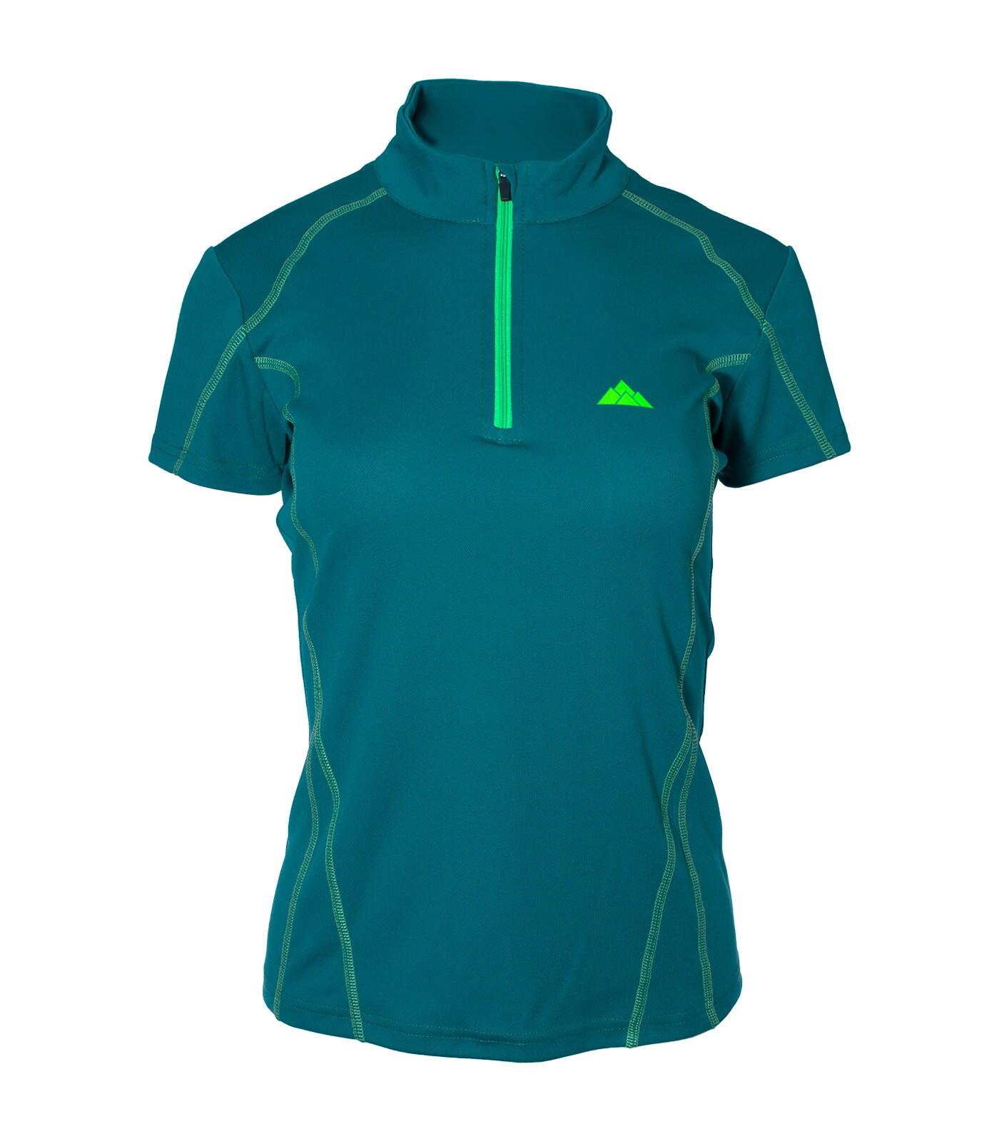 Camiseta de Montaña y Trekking Transpirable Dry Machine Mujer Rojo 3/6