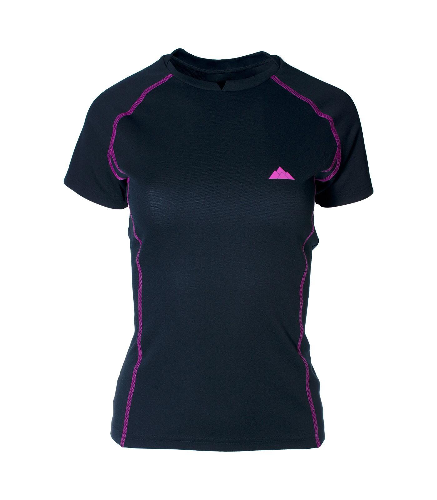 Camiseta Técnica Transpirable Escalada y Trekking Dry Fresh Mujer Azul 6/6