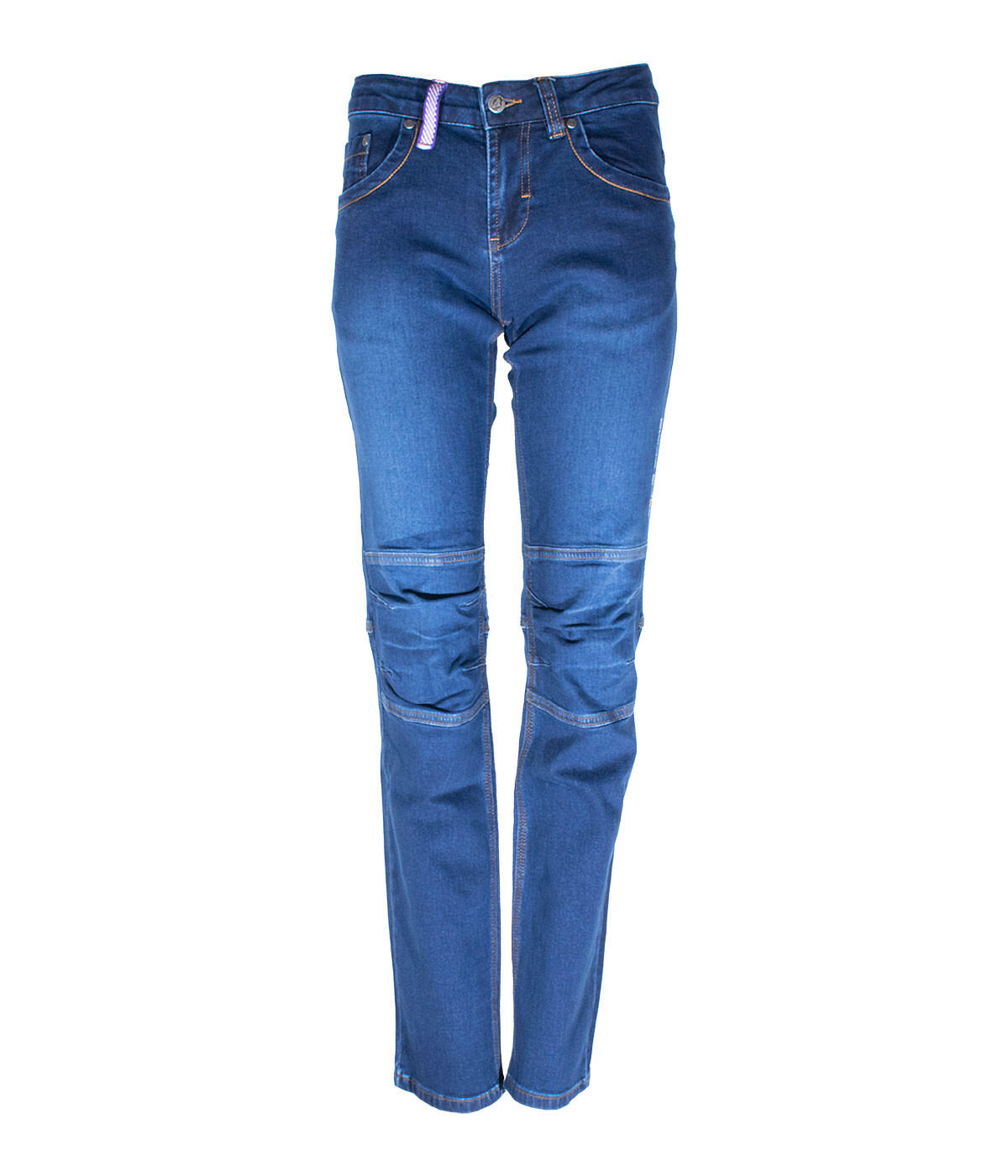 Calças Jeans De Escalada Navajo Regular Mulher Elásticas, Resistentes E Leves 3/4