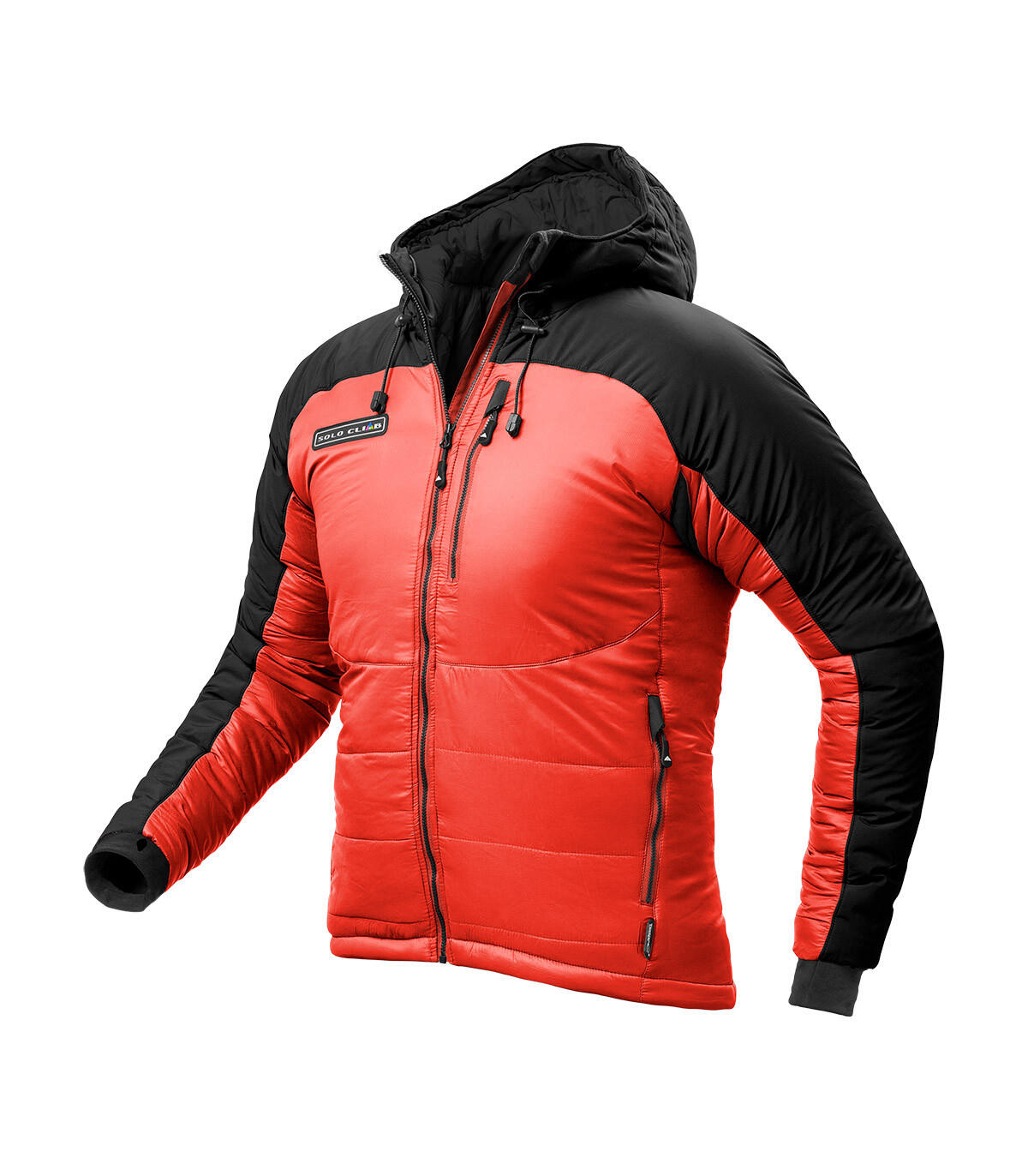 Chaqueta Técnica de Montaña y Escalada Hybrid 3 Hombre Rojo-Gris 5/6
