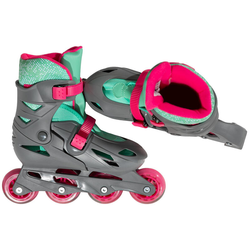 Playlifepatins à roues alignées Riddler junior gris taille 39-42