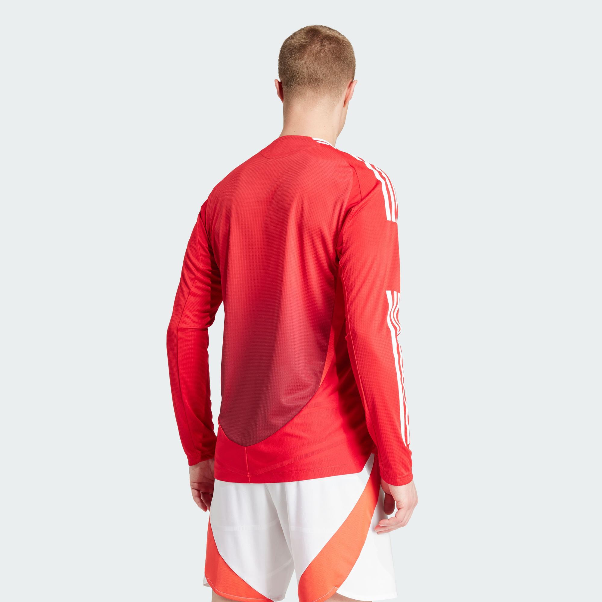 Camisola Principal Oficial de Manga Comprida 24/25 do Manchester United 4/7
