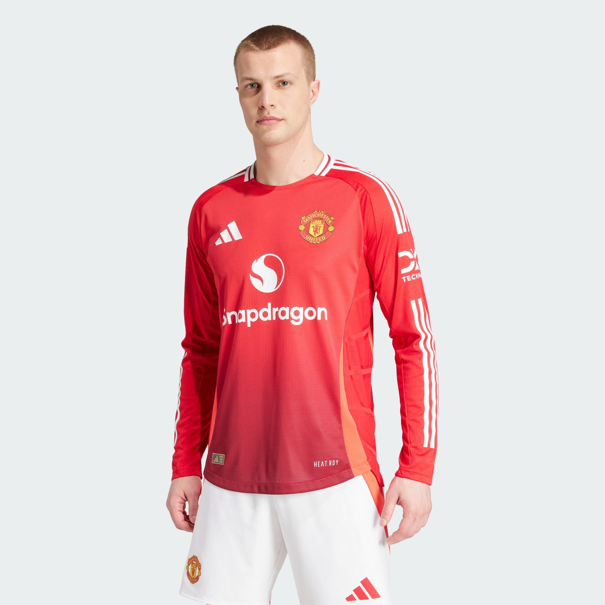 Adidas - Maillot Manches Longues Domicile Manchester United 24/25 Authentique - Maillot Manches Courtes - Rouge - 42 M/l - Decathlon