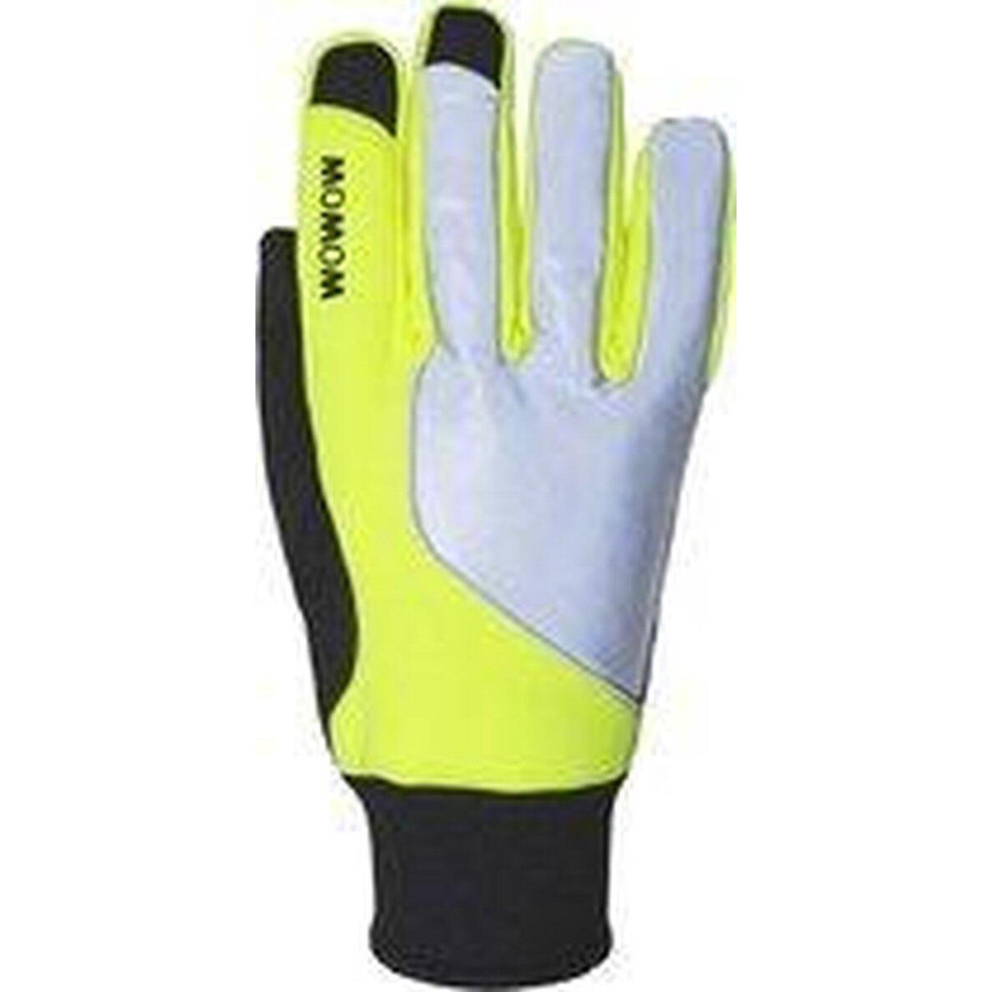 Gants de vélo imper-respirant taille XXL - Wetland jaune/argent