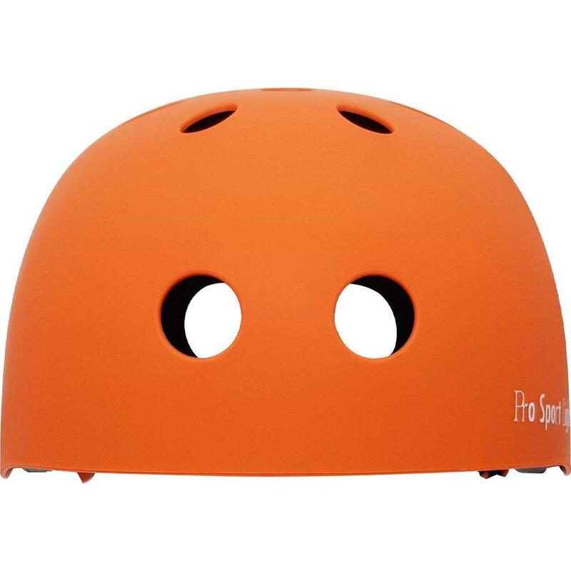 Casque de vélo skate pour enfant - Orange - Fleurs