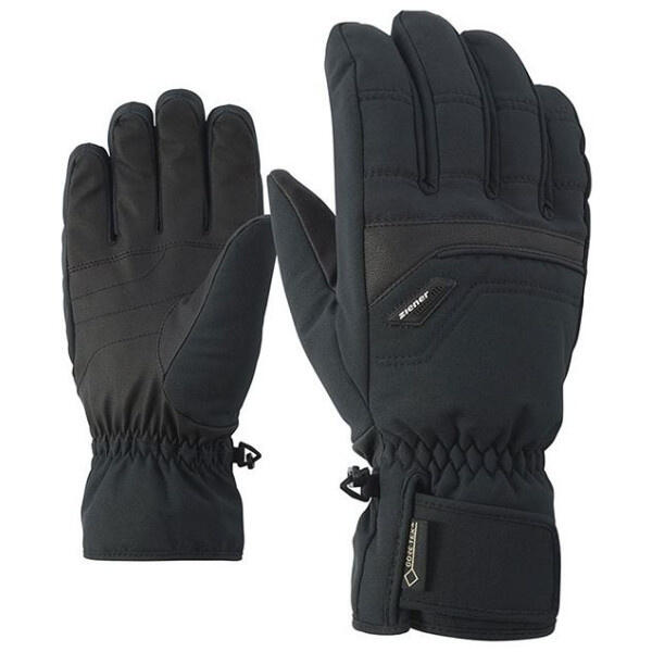 Gants d'hiver pour hommes Taille 10 - Ziener GLYN GTX Core Plus Noir