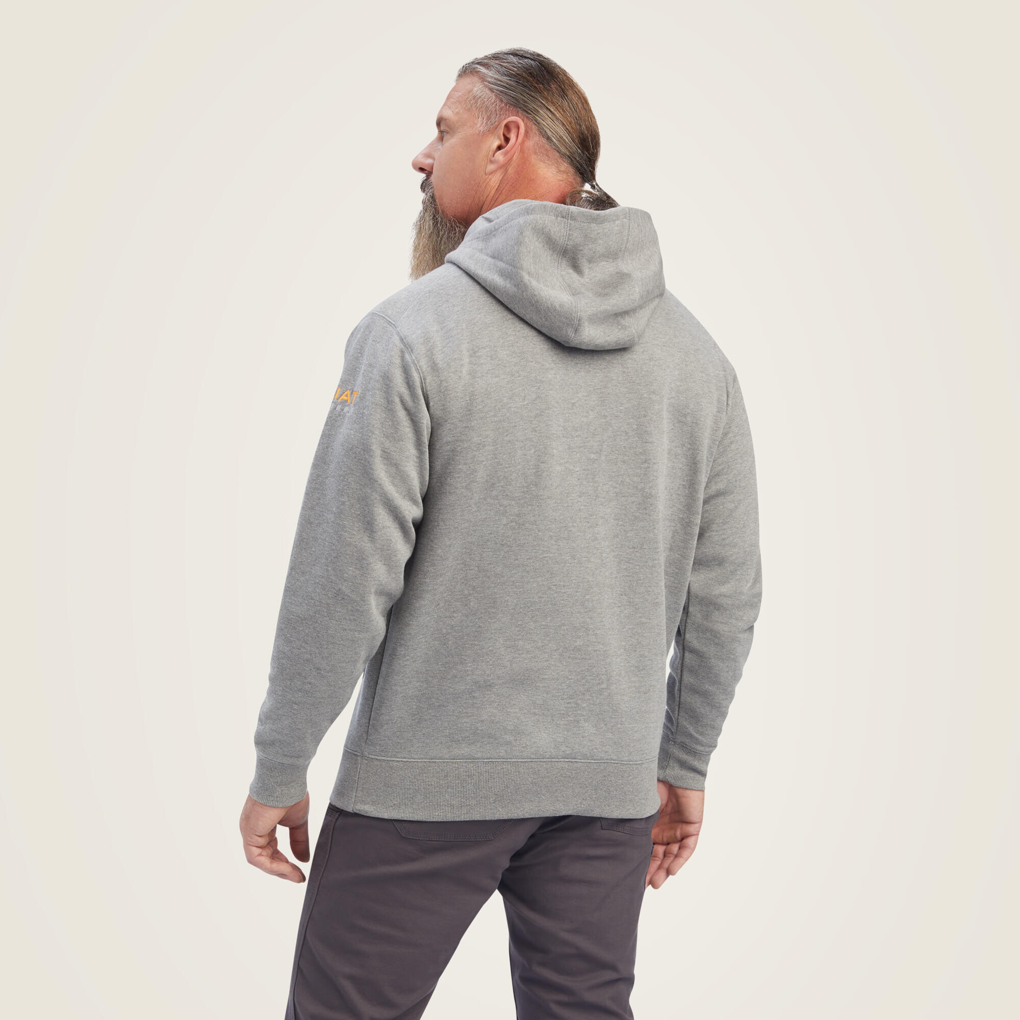Felpa con zip a cappuccio Ariat Rebar Workman 2/3