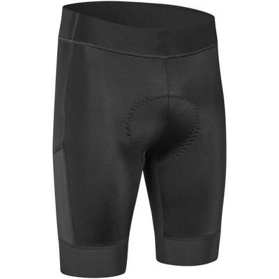 Korte fietsbroek zeem heren - gripgrab bibshorts zwart maat xxl