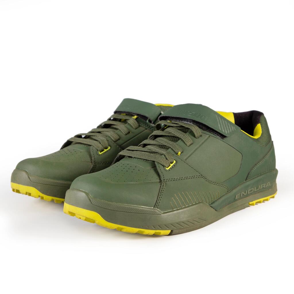 Endura MT500 Burner Green Flat Pedal Shoes