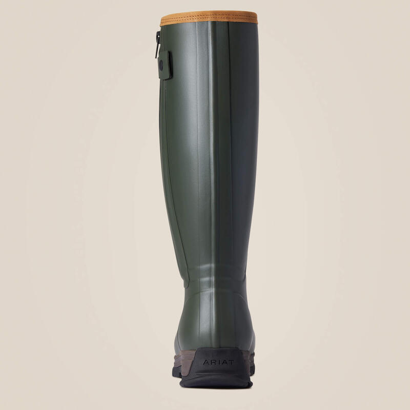 Bottes de pluie isolantes à zip en caoutchouc femme Ariat Buford