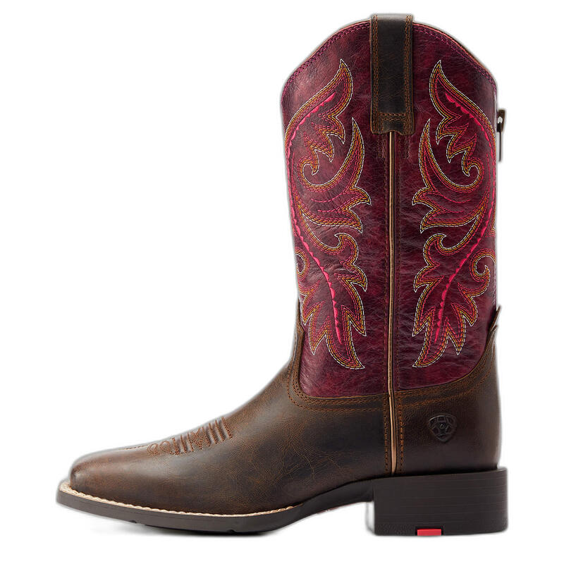 Stivali western con zip da donna Ariat