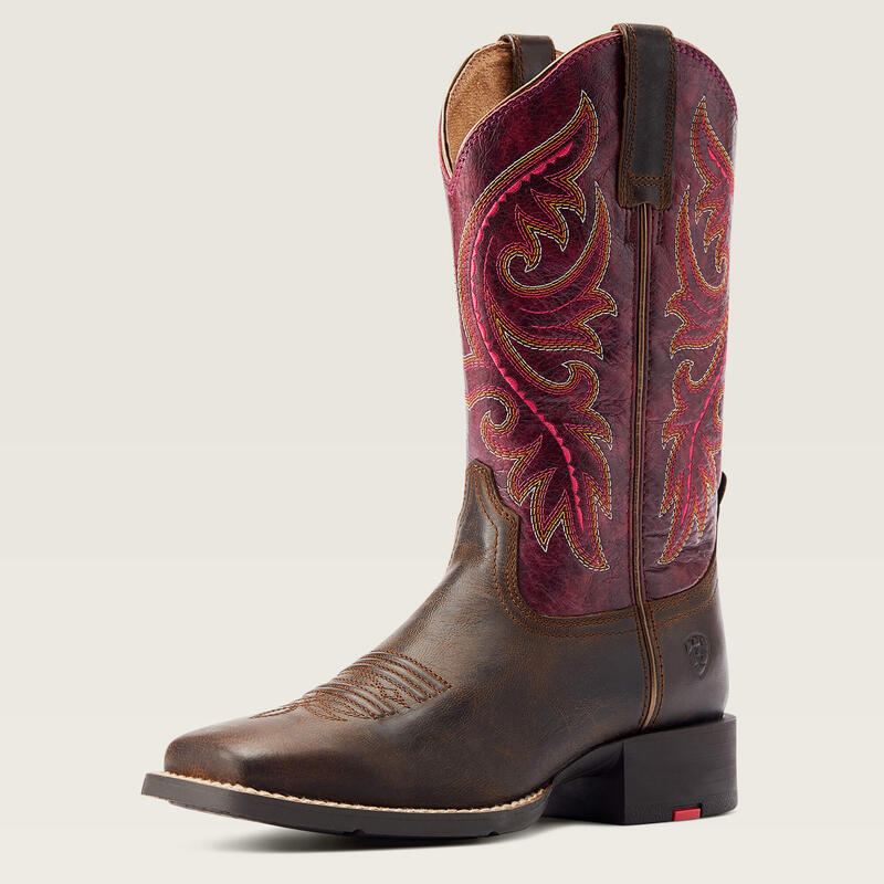 Stivali western con zip da donna Ariat