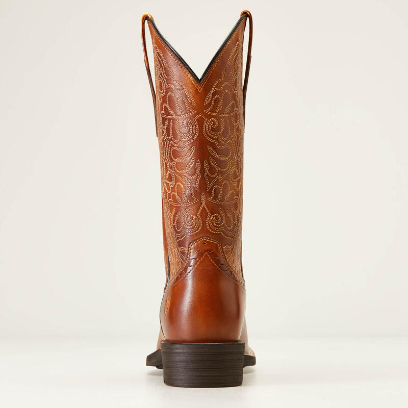 Westernstiefel aus Leder Frau Ariat Round Up Remuda