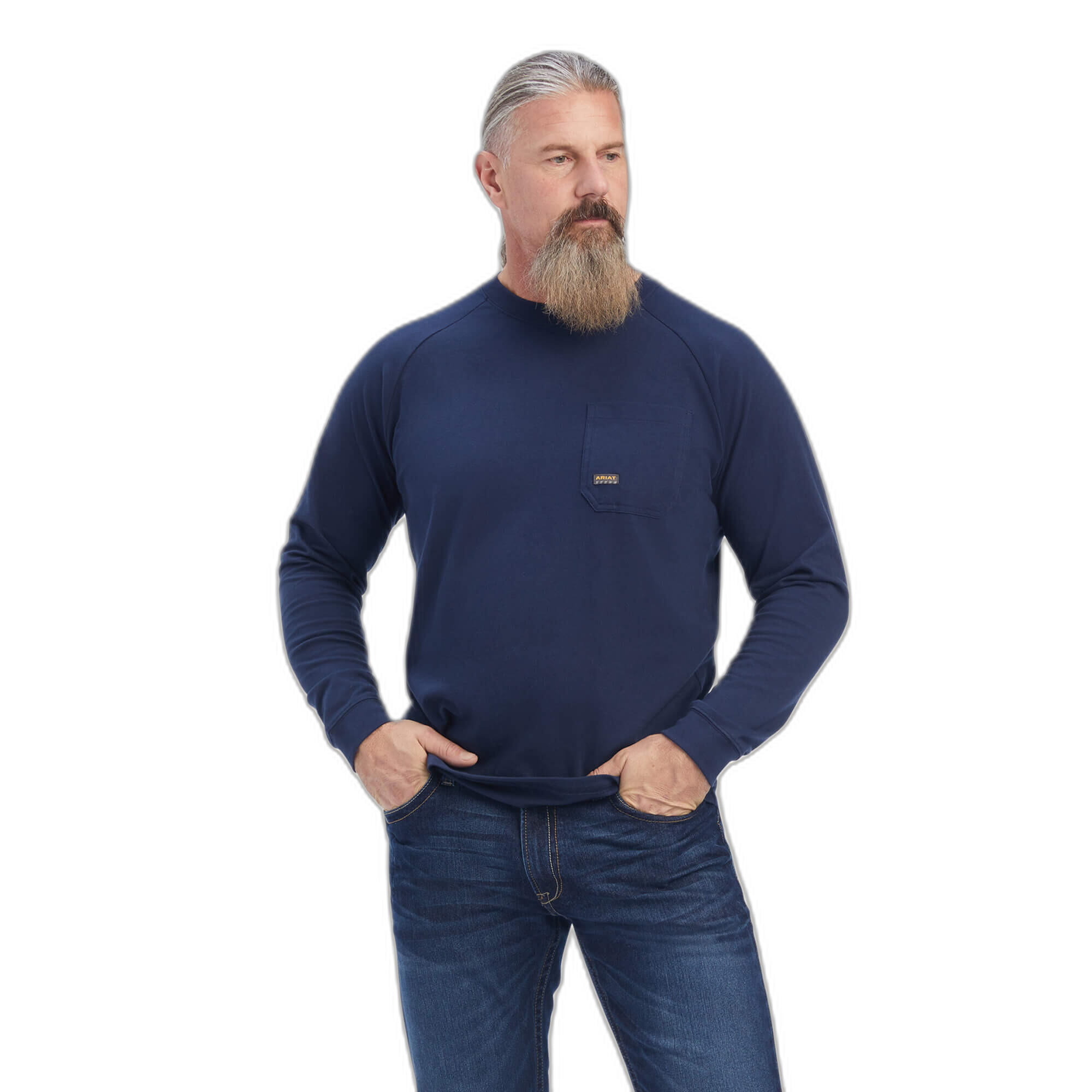 ARIAT Maglietta a manica lunga Ariat Rebar Cotton Strong