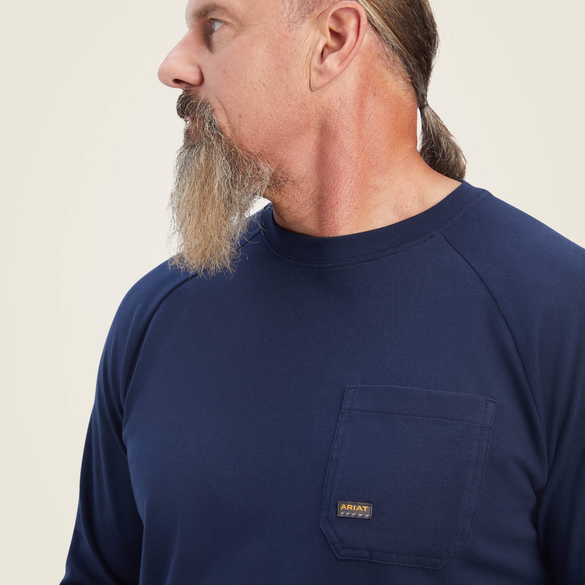 T-shirt manches longues Ariat Rebar Cotton Strong 3/3