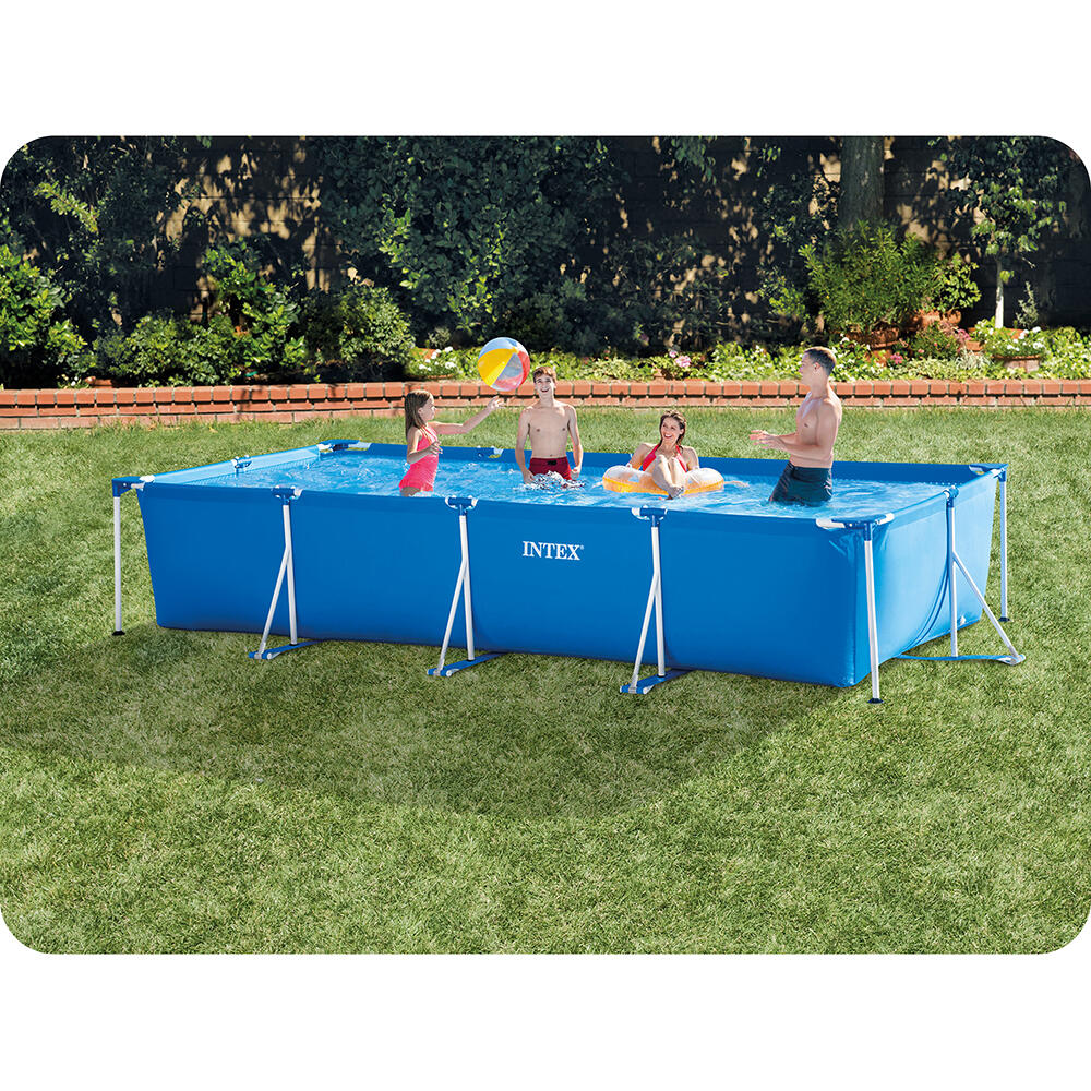 Basen stelażowy do ogrodu Intex 450 x 220 x 84 cm zestaw 16w1 2/6