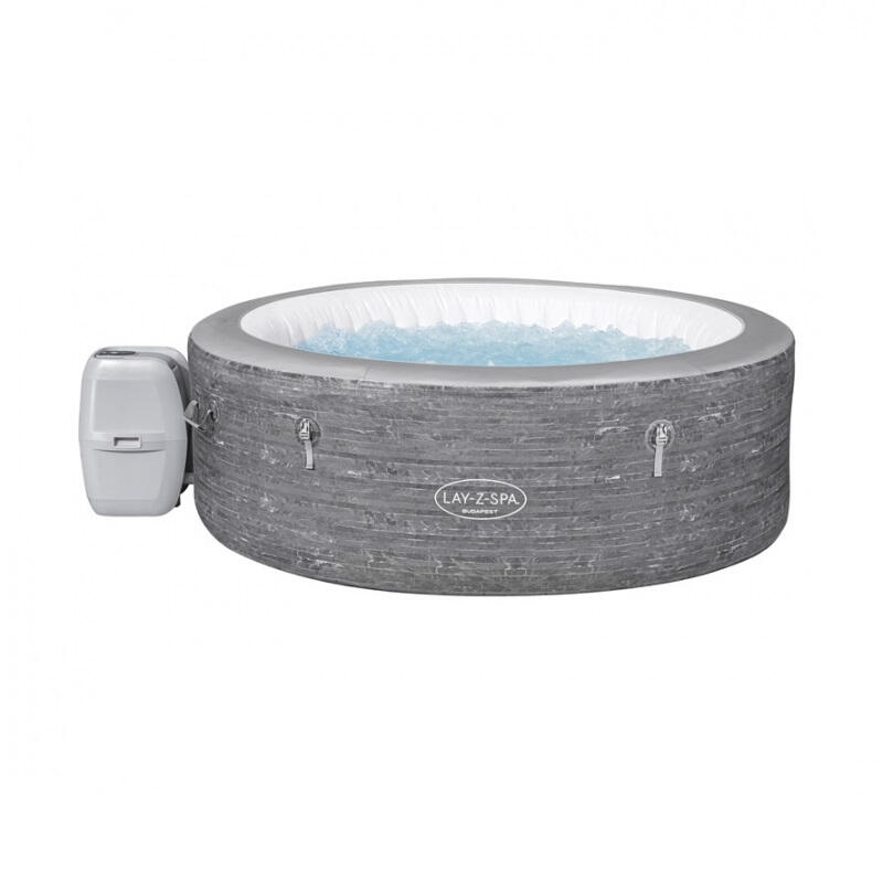 Bestway - Bestway Spa Gonflable Rond Lay-z-spa Budapest Airjet 4-6 Personnes - Spa - Bleu|gris - Taille Unique - Decathlon
