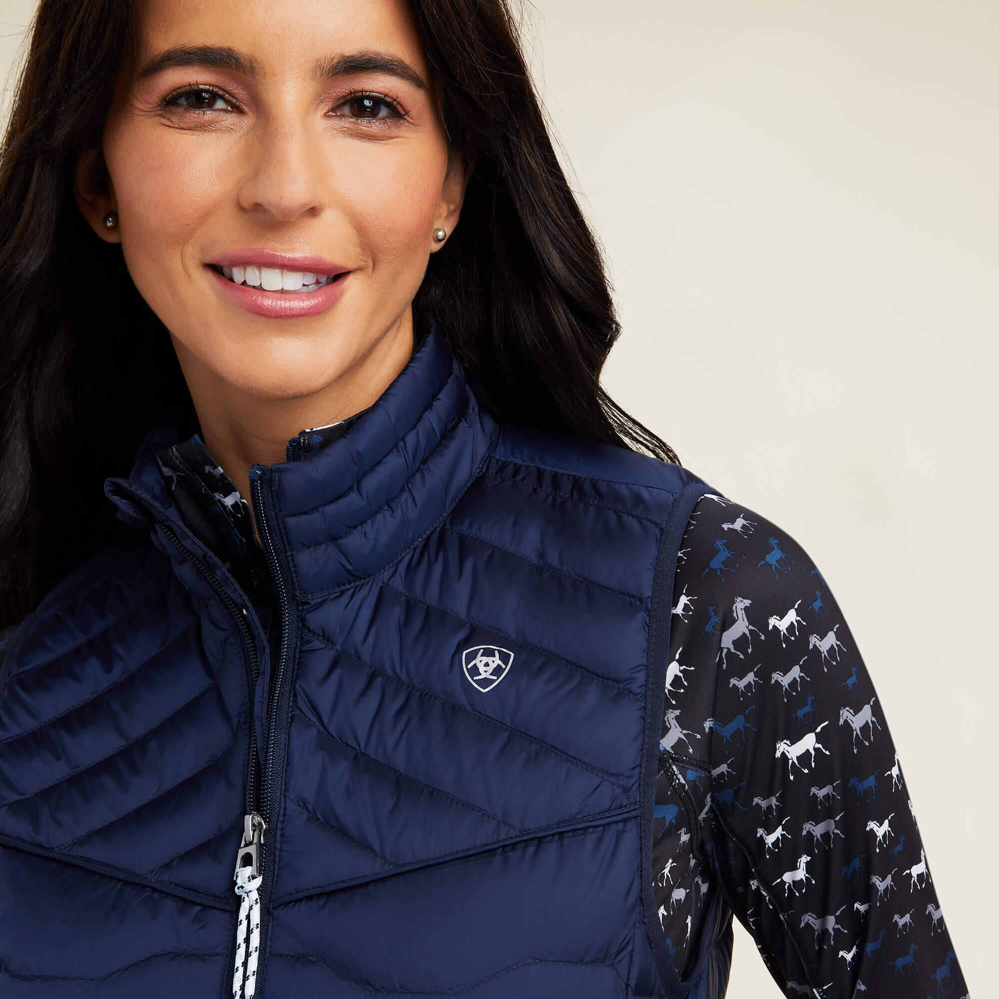 Gewatteerd mouwloos donsjack voor dames Ariat Ideal Down 3/3