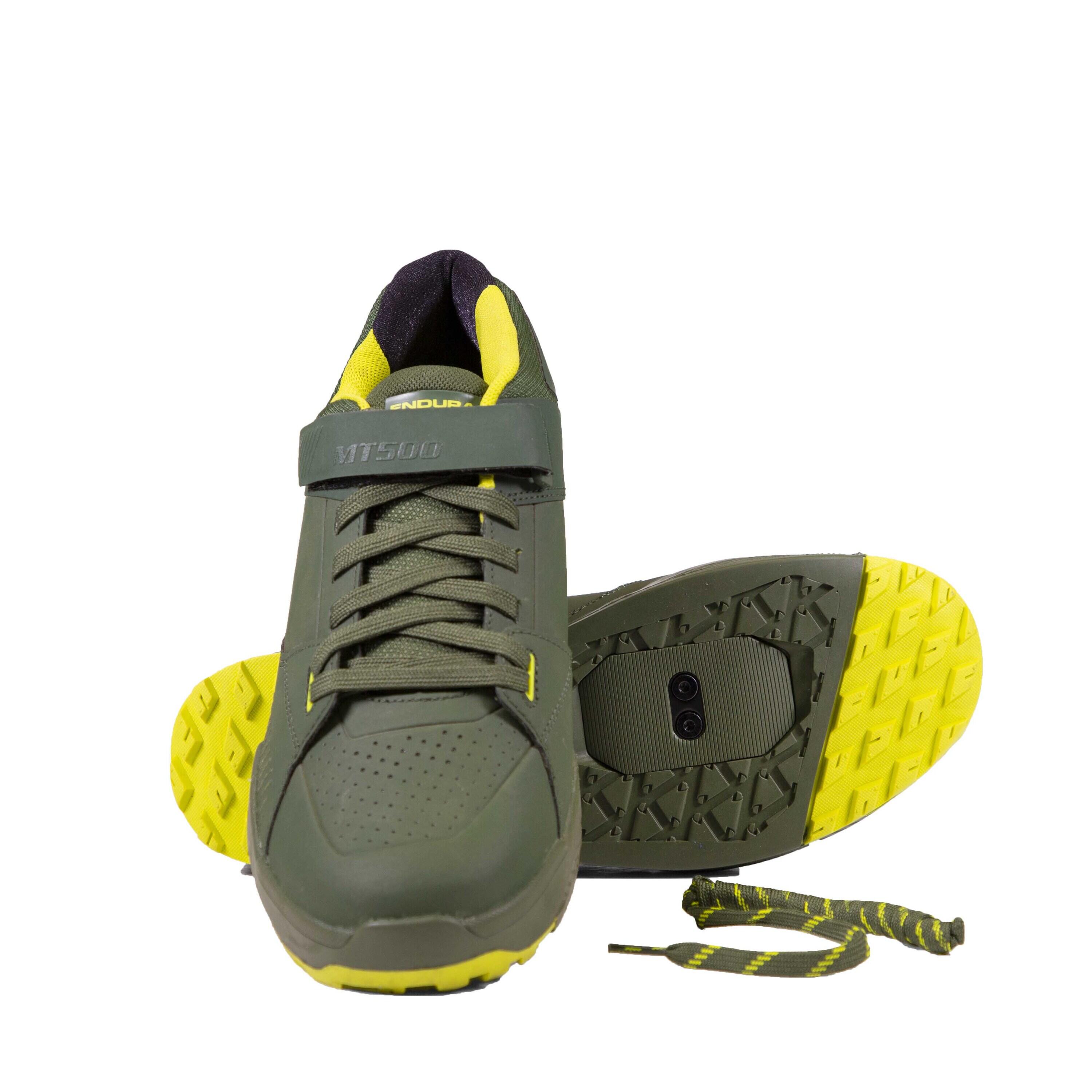 Endura MT500 Burner Automatic Pedals Schuhe Grün 4/7