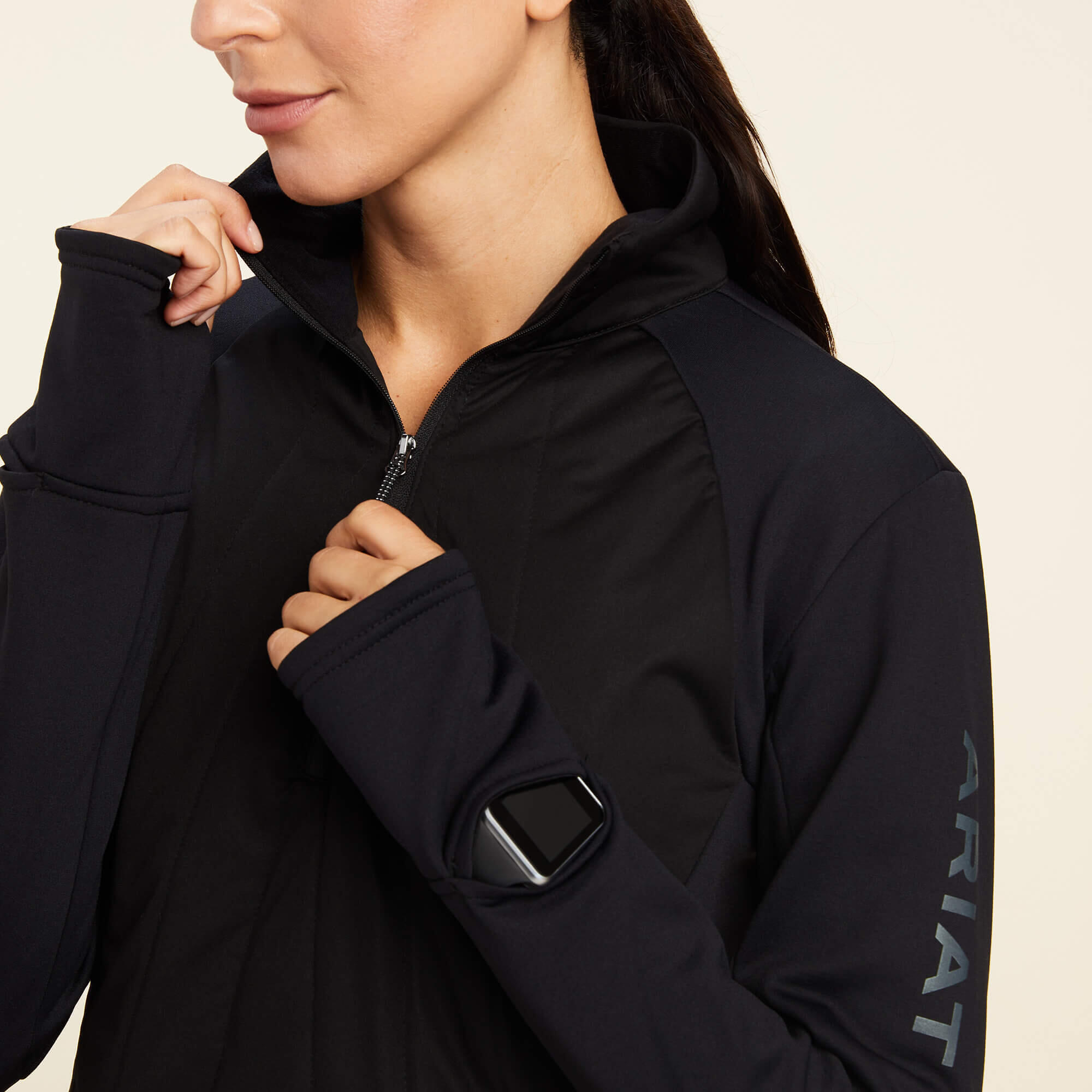 Ariat Venture Women's 1/2 Zip Up Riding Sweatshirt 3/3