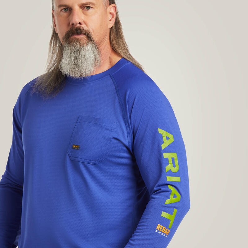 T-shirt met lange mouwen Ariat Rebar Heat Fighter