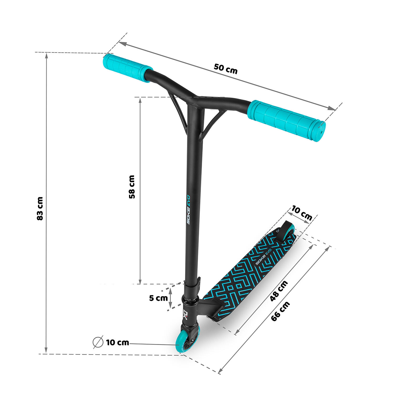 Trotinete freestyle Soke Evo 5/7