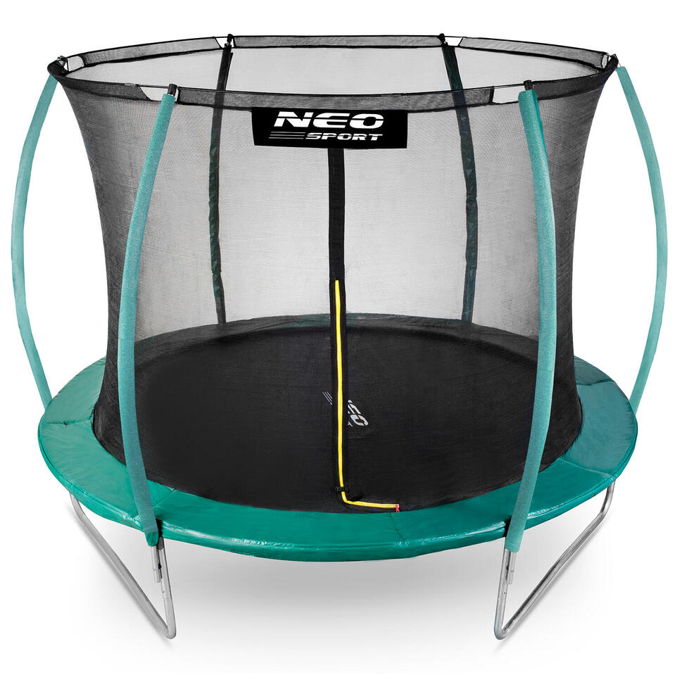 Trampolina ogrodowa Neo-Sport NS-08C181 z siatką i drabinką 8ft/252cm