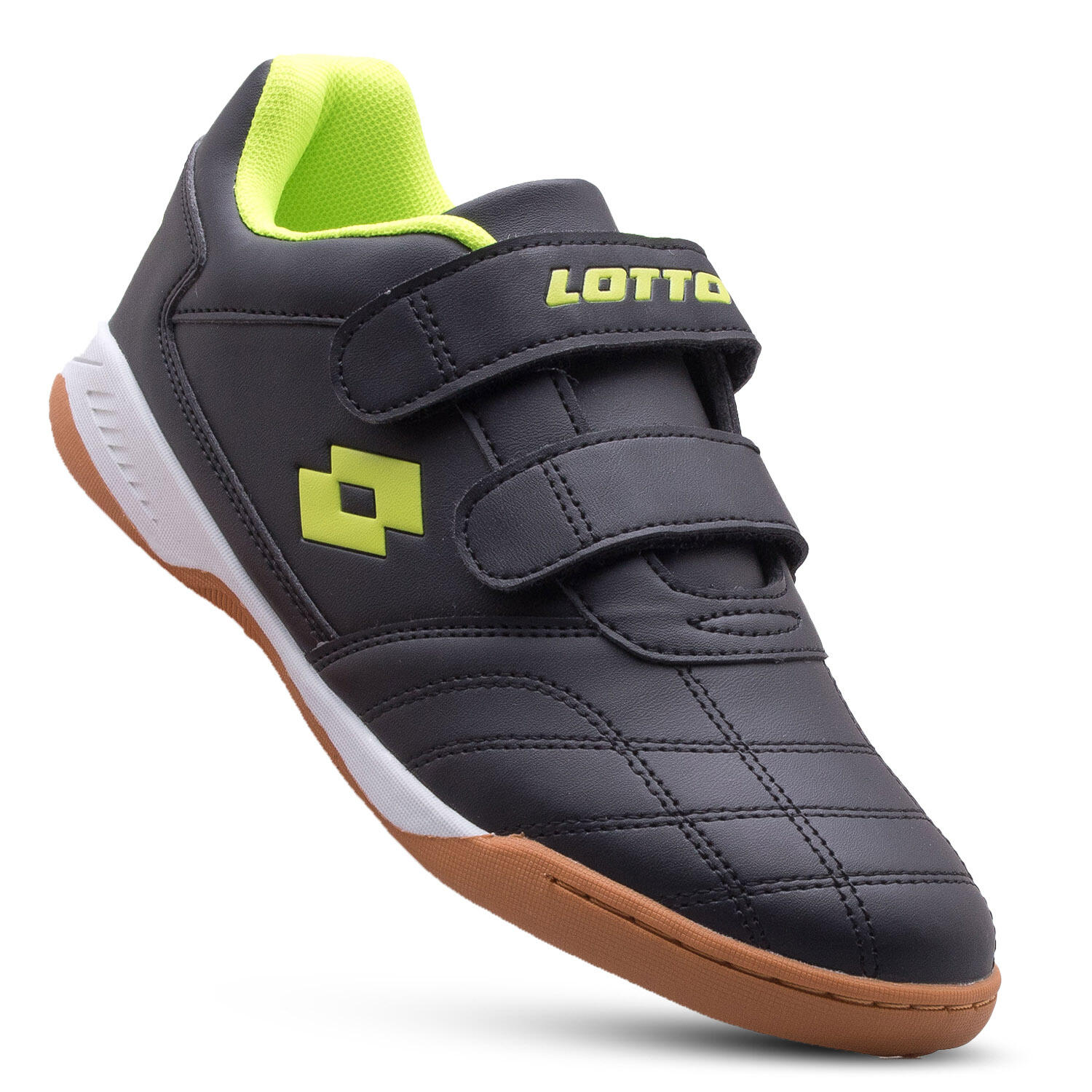 Lotto - Chaussures De Foot Garçon Lotto Pacer K Jr 2600110k Noir - Chaussures De Futsal - Jaune|marron|vert - 27 - Decathlon