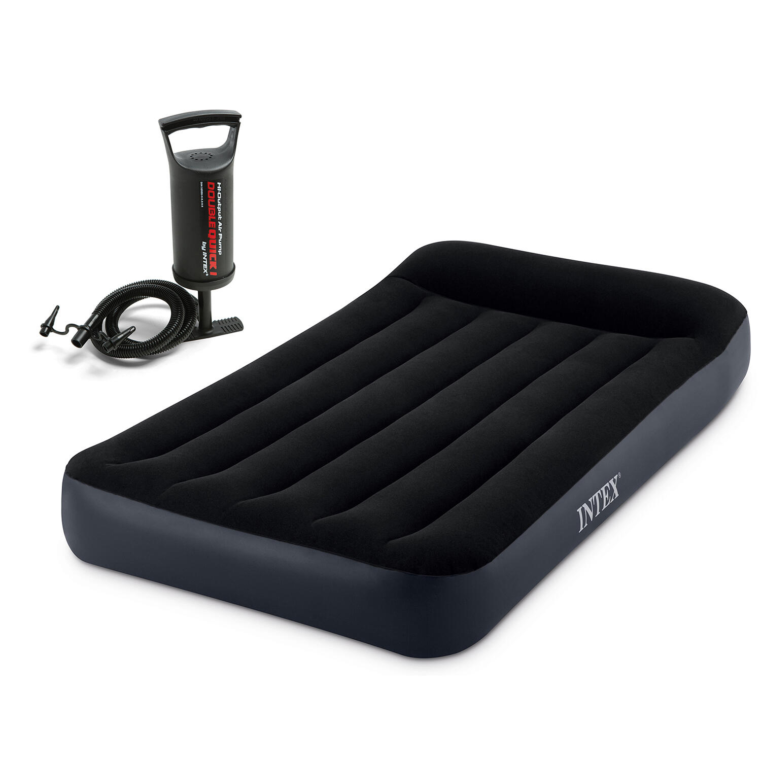 Materac welurowy 191x99 z pompką tłokową Intex 64141 3/7