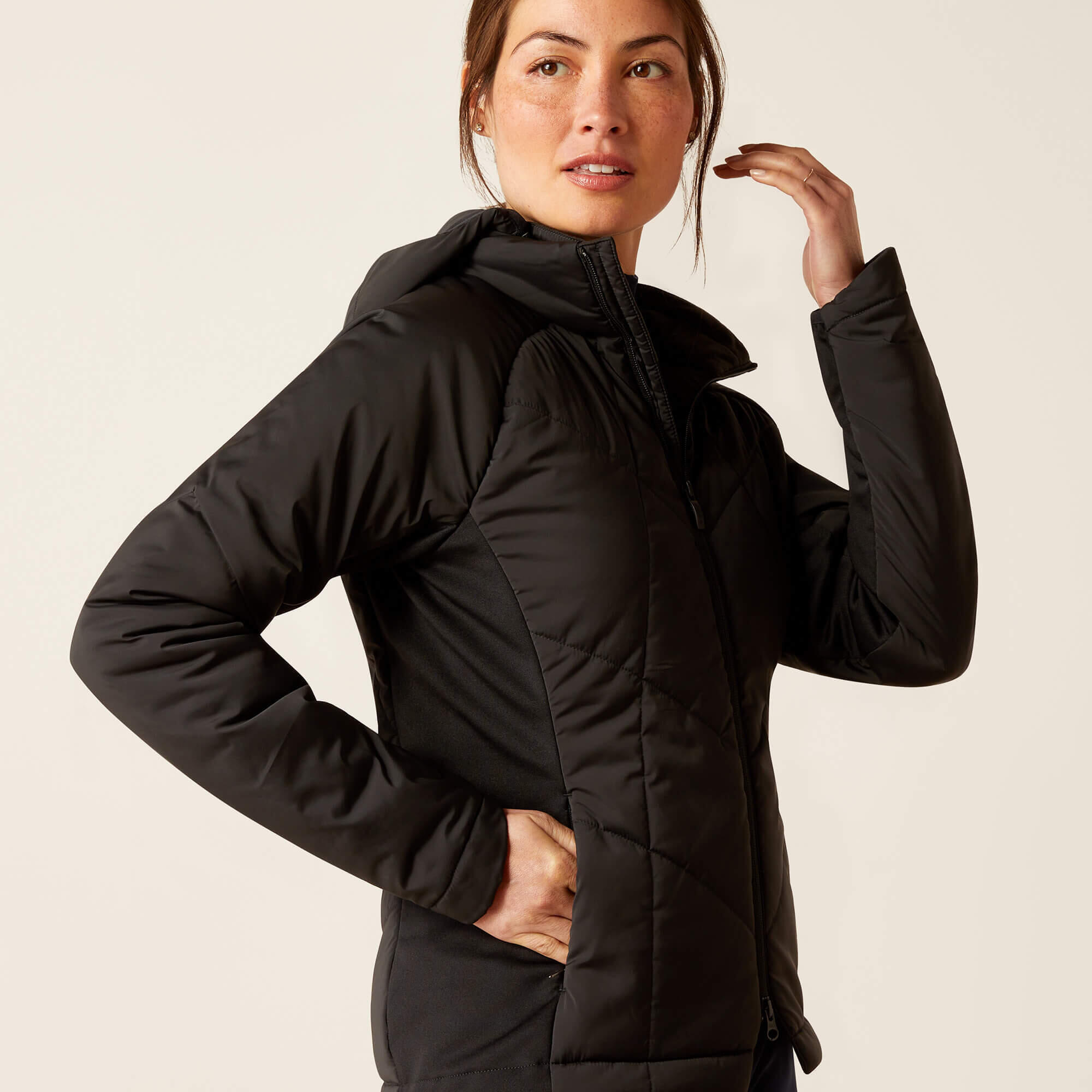 Veste imperméable à capuche femme Ariat Zonal 2/4