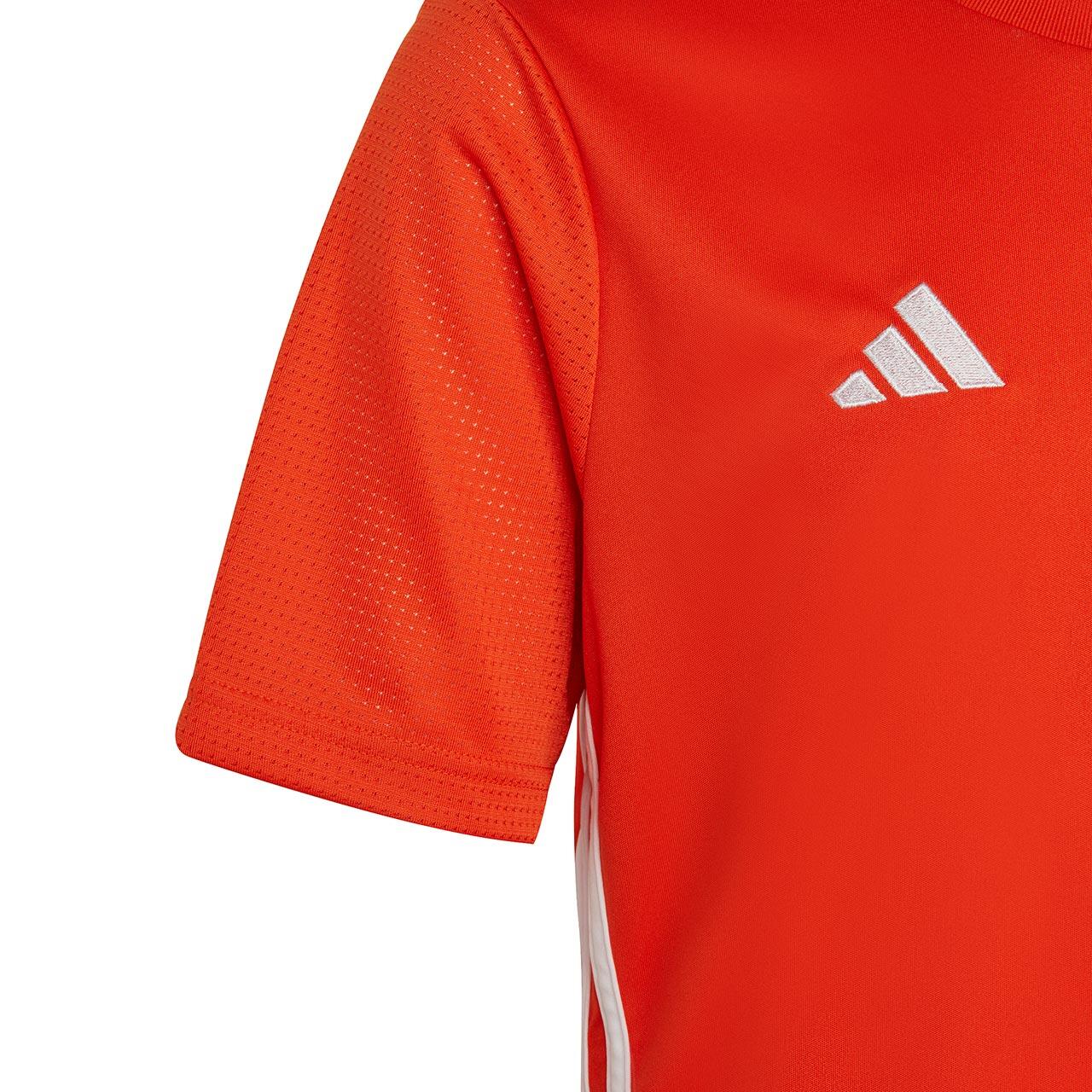 T-shirt adidas Júnior Futebol Laranja Tabela 23 3/11