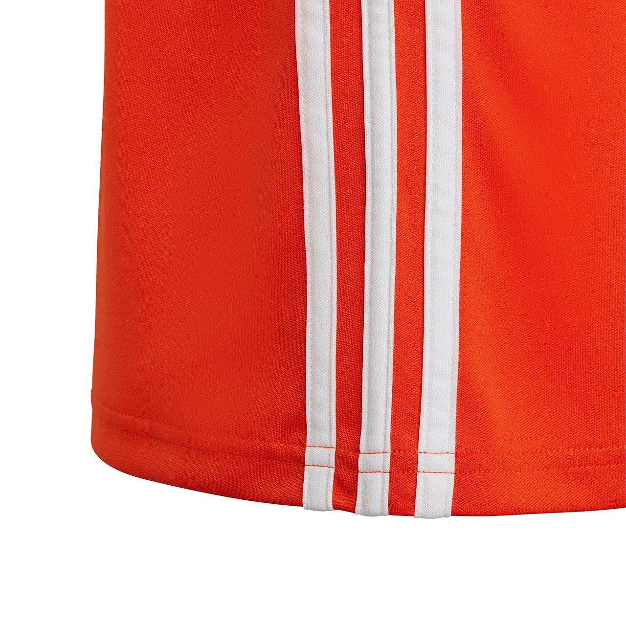 T-shirt adidas Júnior Futebol Laranja Tabela 23 4/11