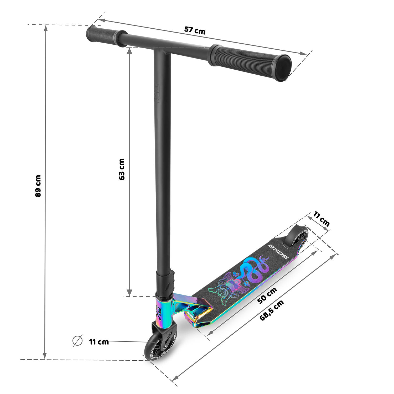 ÜBERSCHRIFT
Erwachsene Roller scooter - Xtr Street multicolor 5/7
