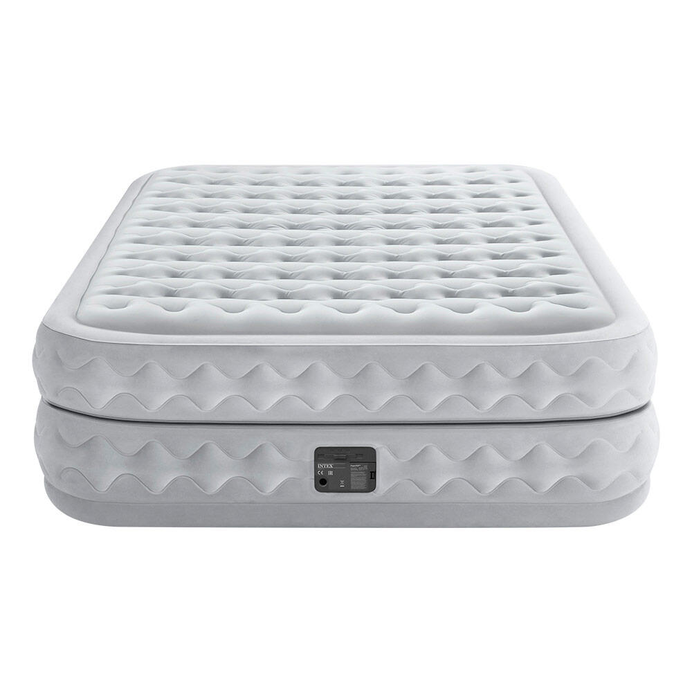 Intex - Matelas Gonflable Intex Supreme 2 Personnes - Matelas Autogonflant - Blanc - Adulte - Decathlon
