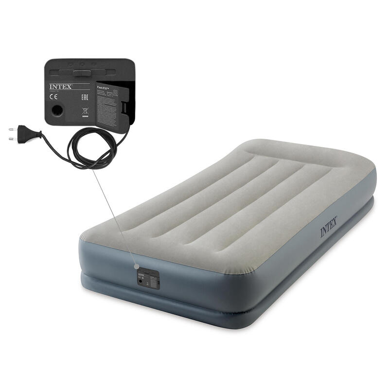 Nafukovací postel Intex 64116 MID RISE AIRBED TWIN 99x191x30 cm