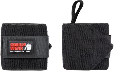 Wrist wraps basic - zwart/rood