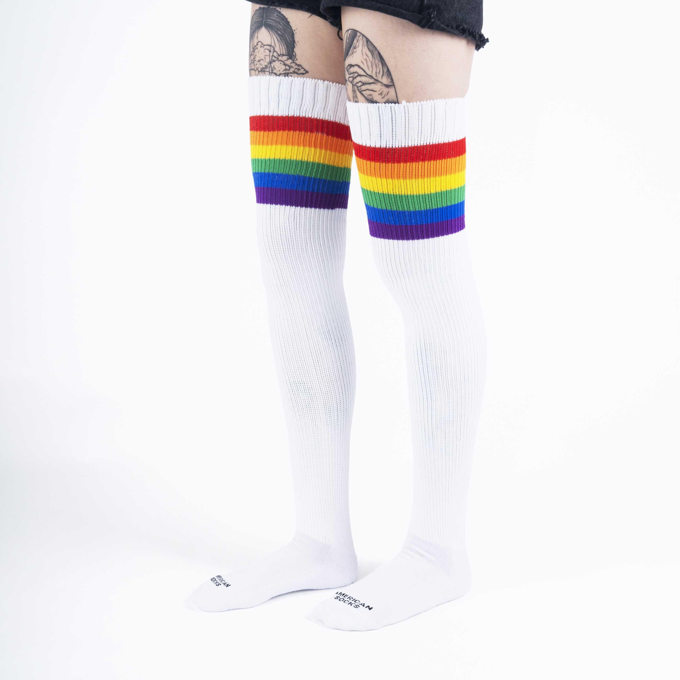 Calcetines Rainbow Pride - Ultra High - American Socks 5/7