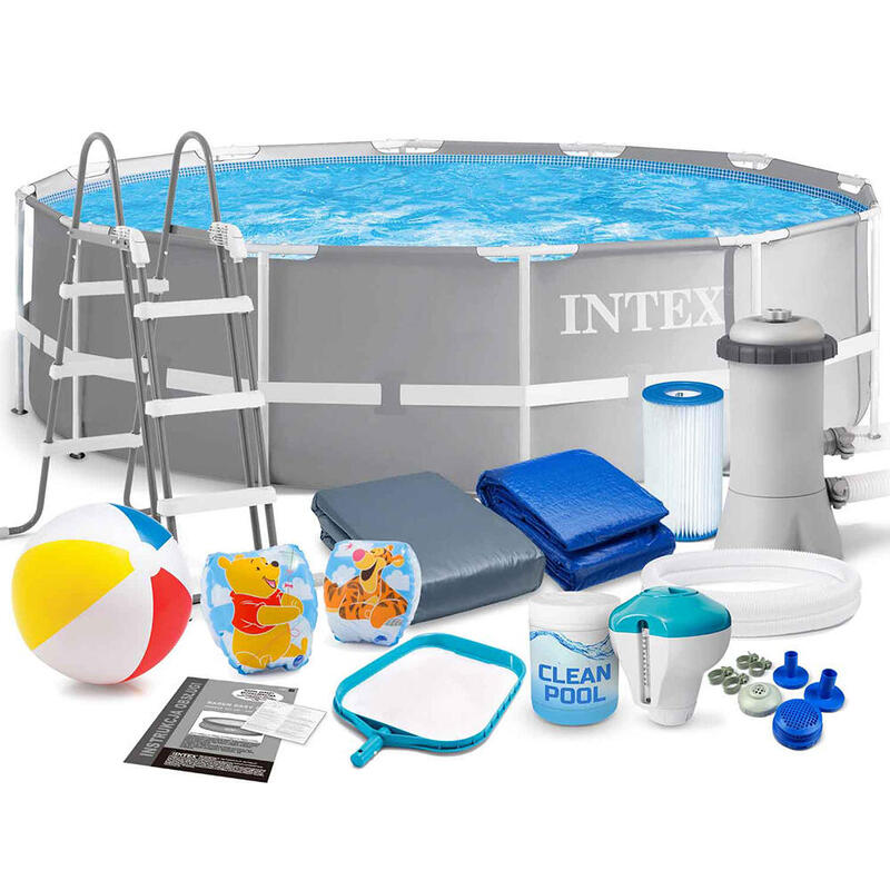Basen stelażowy do ogrodu Intex 366 x 99 cm zestaw 18w1